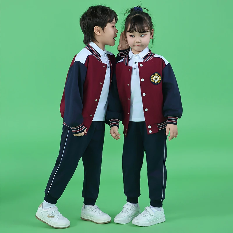 小学生春秋季校服运动会表演服幼儿园园服夏季英伦风休闲班服套装