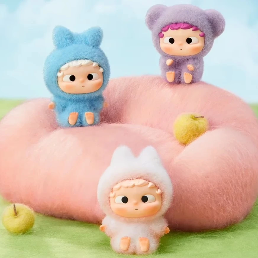 【直播拆盒】黑玩哦崽OZAI茸茸收容所公仔可爱小摆件礼物潮玩玩具