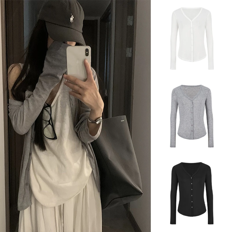 Moses Queen/魔西女王夏季轻薄莱赛尔长袖开衫显瘦防晒罩衫上衣