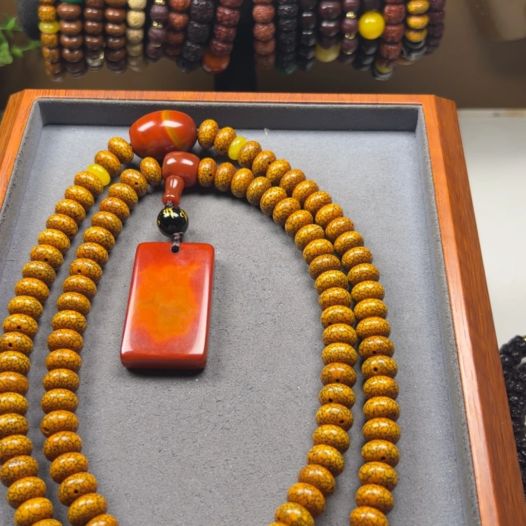 星月菩提吊坠菩提