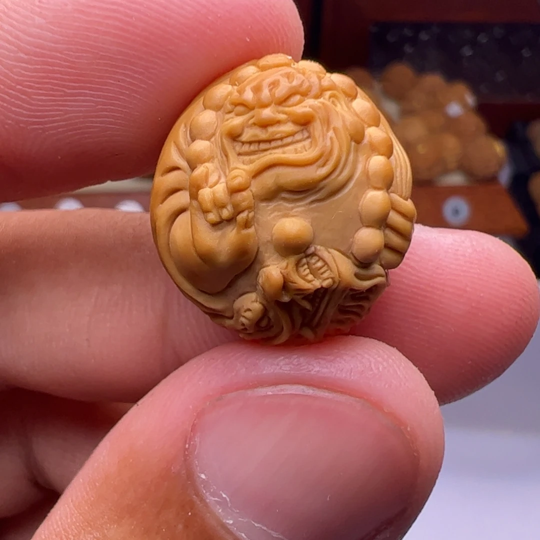 猴头核桃吊坠精修福利祥龙