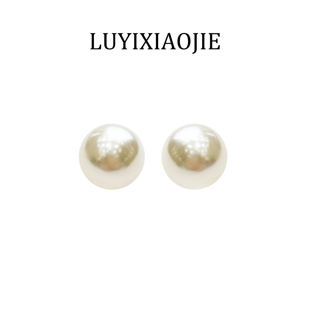 合金仿珍珠耳饰 【枫糖奶油】小众高端定制耳饰10208