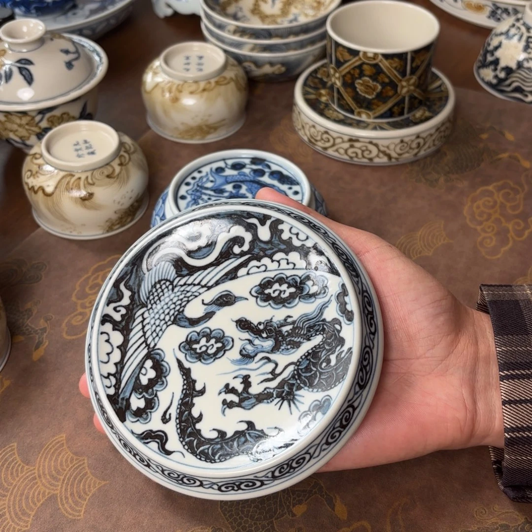 摆件景德镇手绘茶器