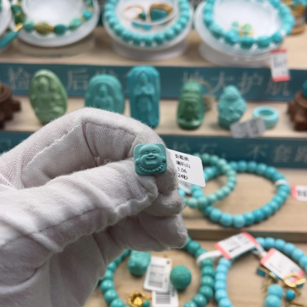 绿松石珠宝奇石未镶嵌