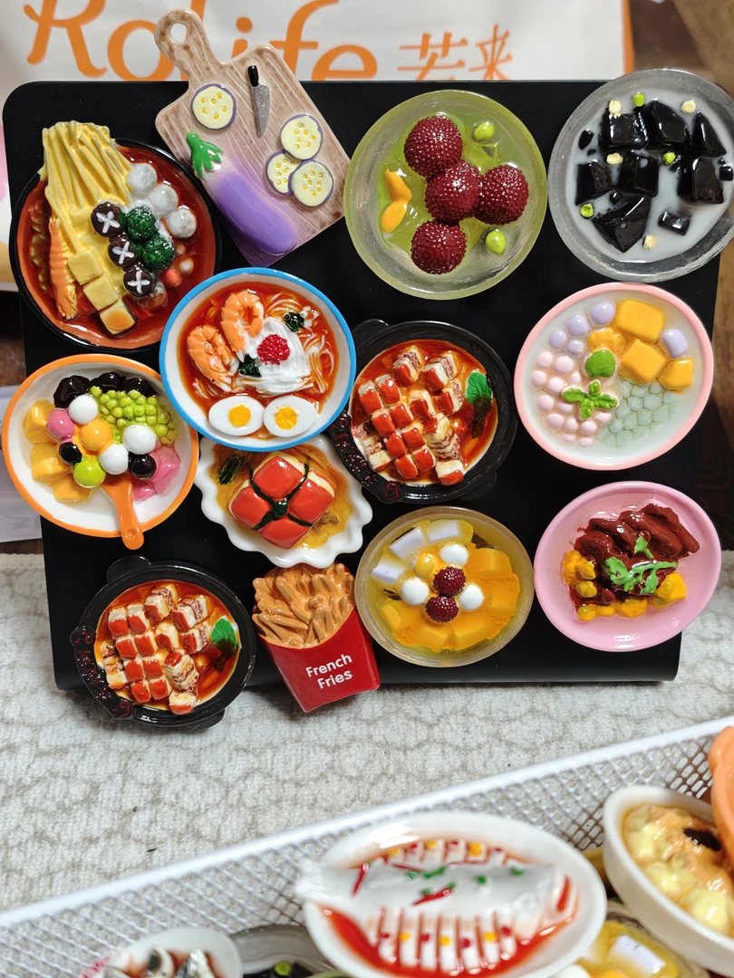 磁吸仿真美食蔬菜水果3D立体冰箱贴