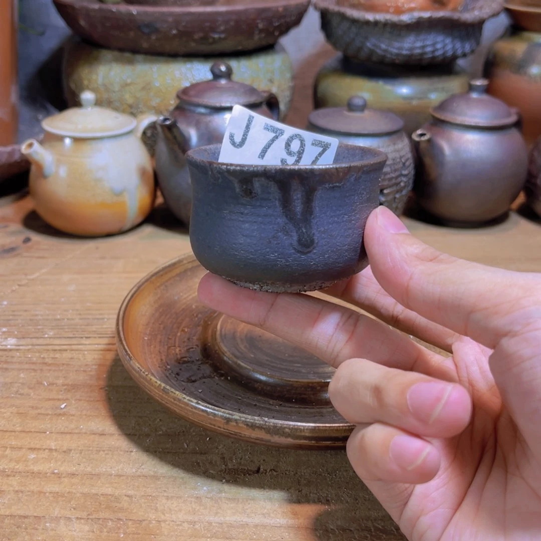 纯手工制作工艺（柴烧）裸烧纯手工制作柴烧797