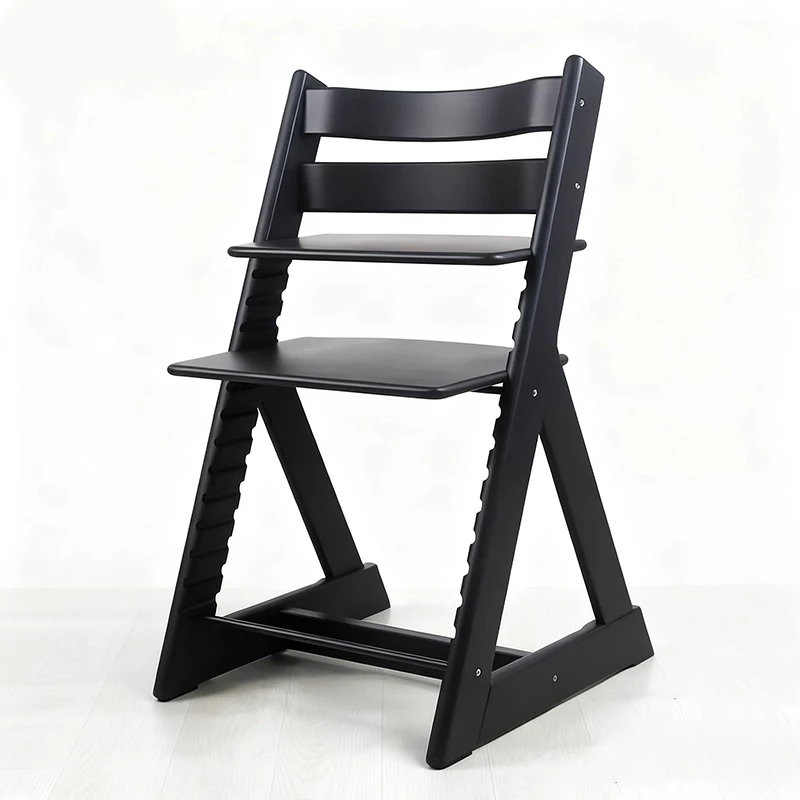 宝宝餐椅儿童成长椅婴儿餐桌椅学坐椅吃饭座椅实木学习椅家用北欧