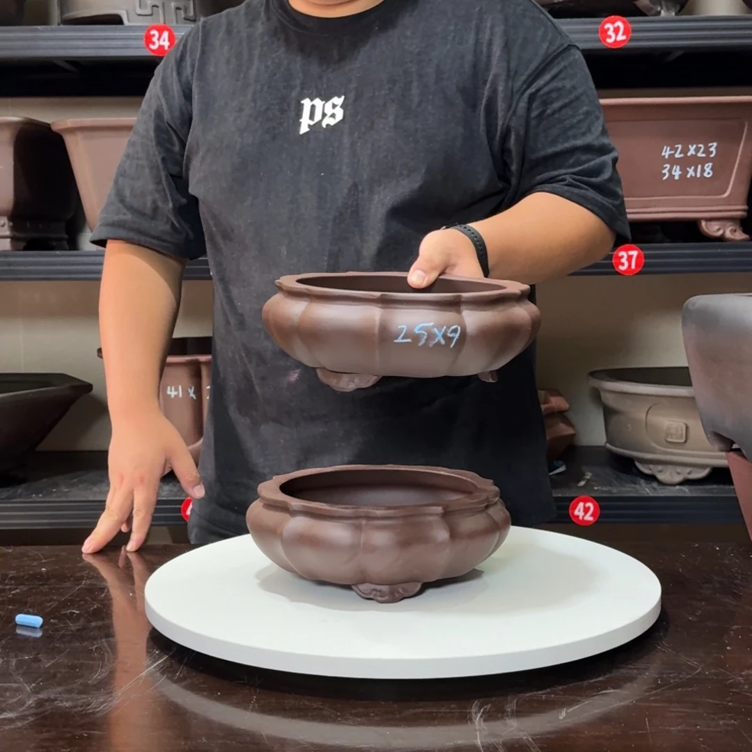 紫砂花盆紫砂花盆