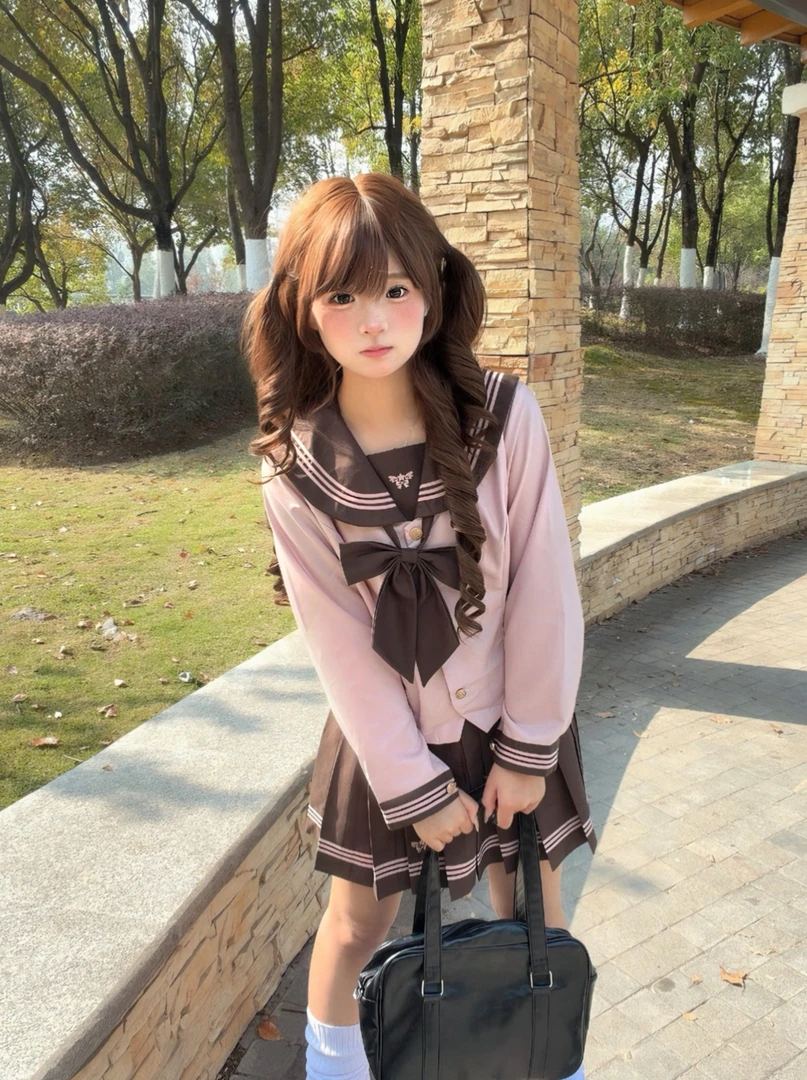 初樱社【草莓巧巧】原创正版JK长袖制服水手服冬季校供套装学院春秋