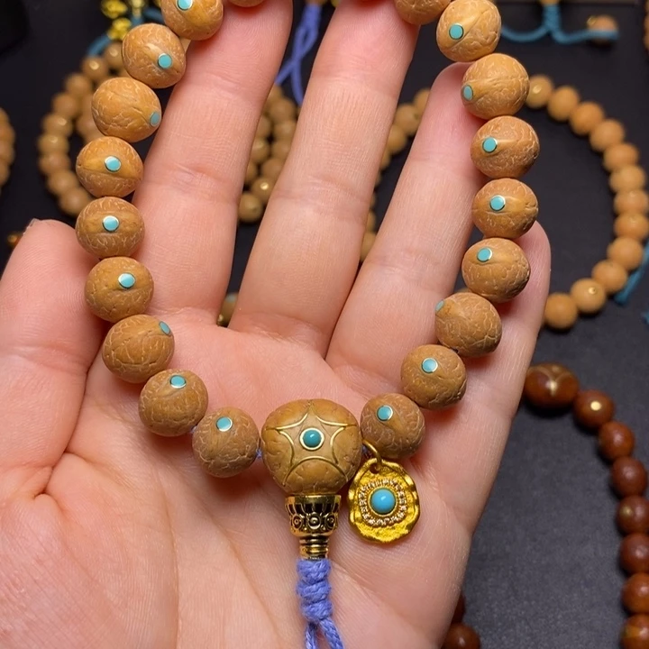 凤眼菩提手串12+手串矮桩