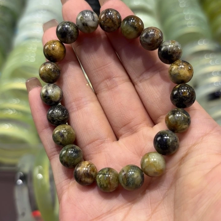 未镶嵌岫玉手镯天然