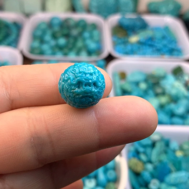 绿松石未镶嵌吊坠(不含链)15