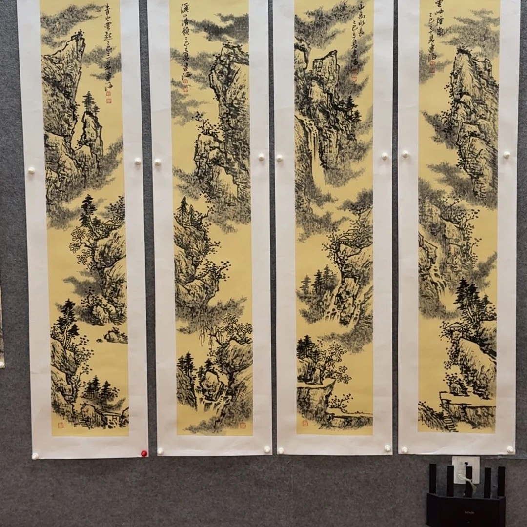 国画136x25一套哈哈哈哈哈哈