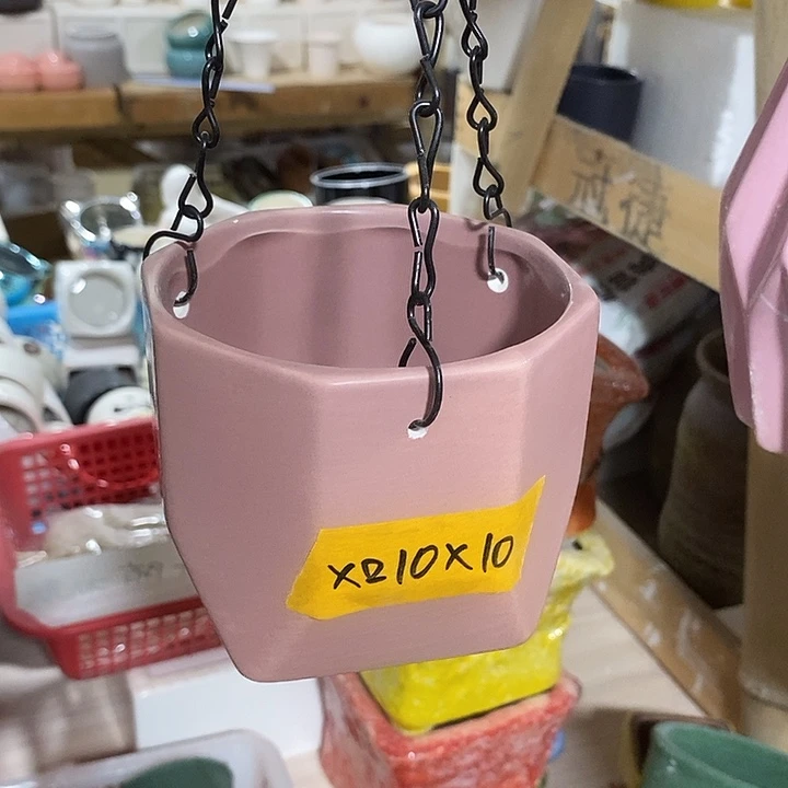 摆件陶盆有孔 瑕疵介意勿拍