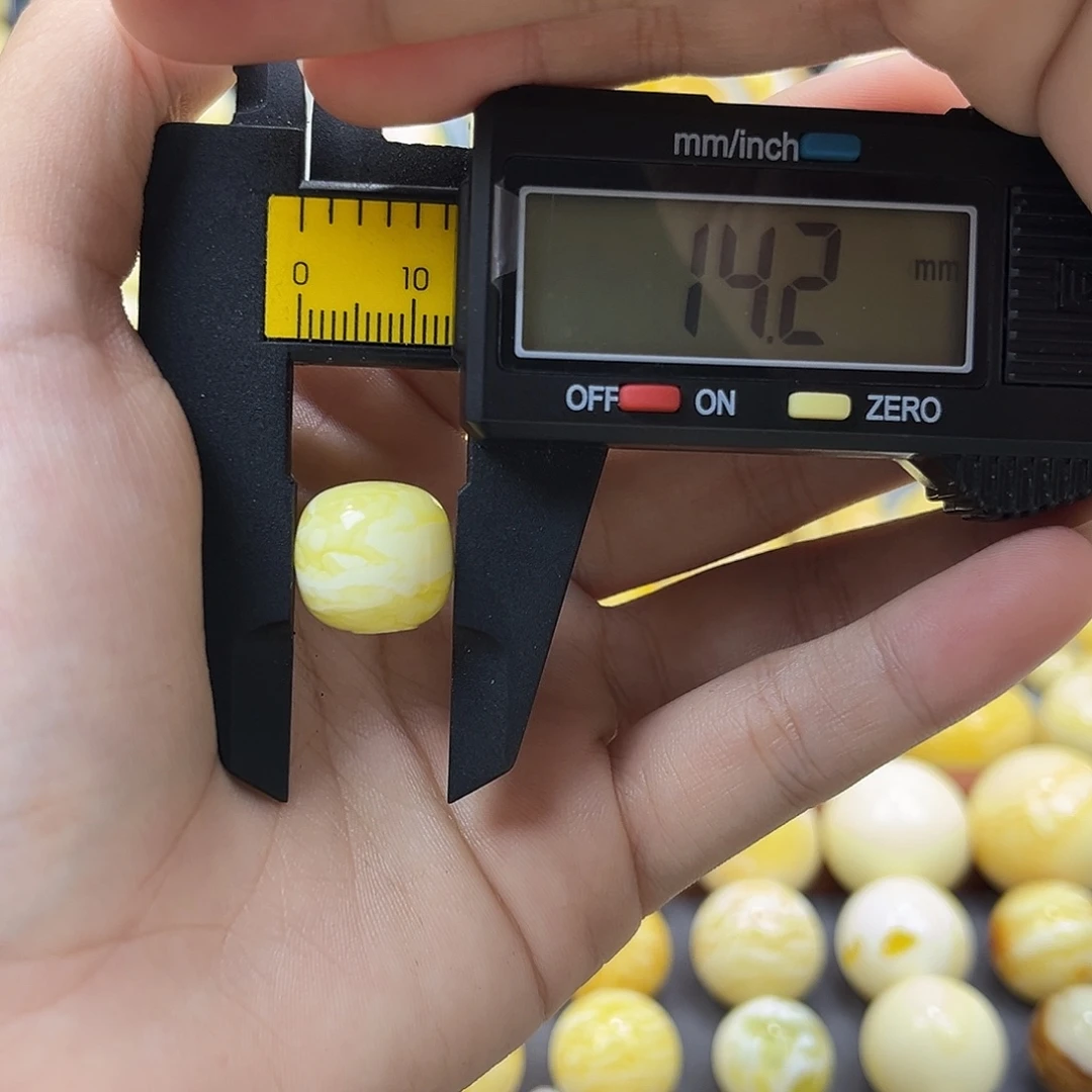 琥珀未镶嵌手链单珠老型