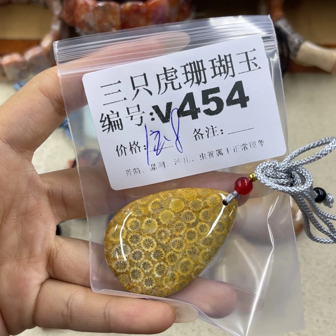 *****硅化珊瑚（珊瑚玉）未镶嵌h