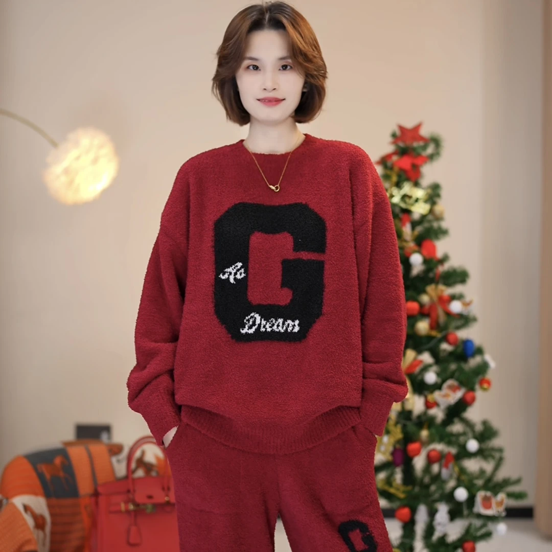 【新年小G】睡衣半边绒套装保暖软绵绵可外穿