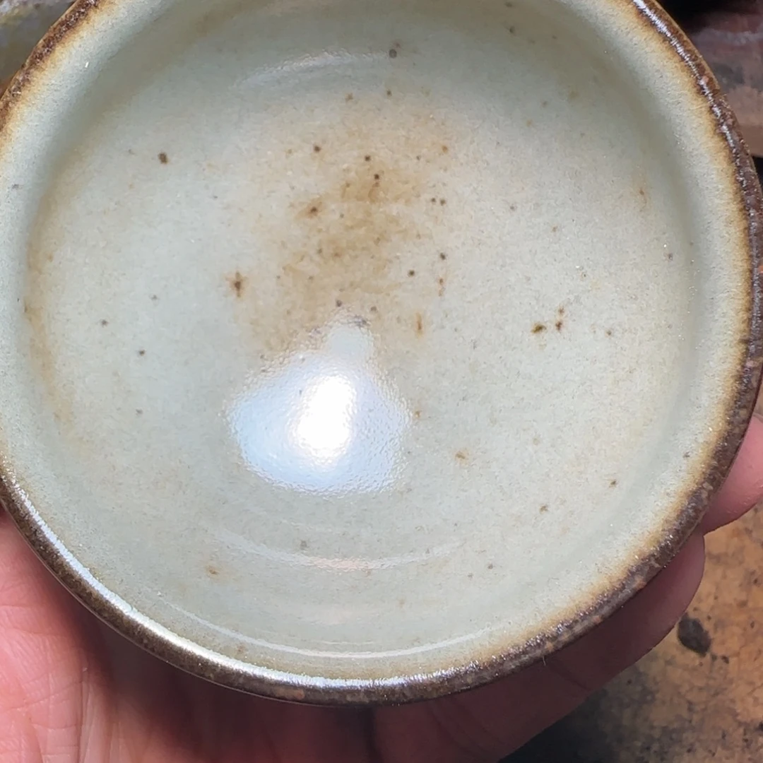 柴烧建盏茶盏茶杯95