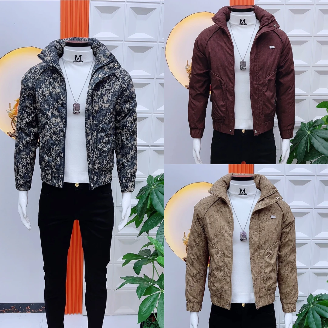 痞帅潮牌男士新款棉服时尚个性印花字母潮流轻奢保暖短款显瘦棉衣