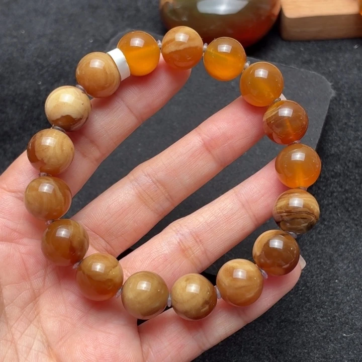 L***、琥珀未镶嵌珠宝奇石12mm