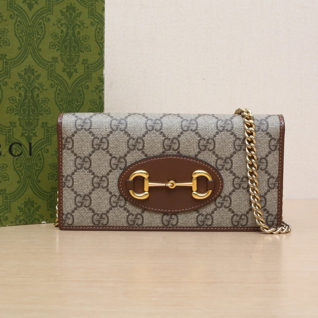 95新 GUCCI/古驰 【娇】Horsebit 马衔扣 Woc 401260