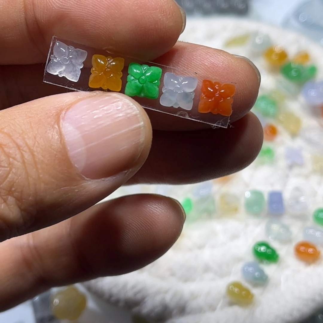 定制翡翠未镶嵌幸运草