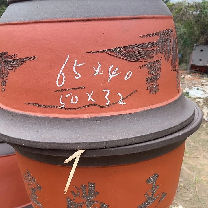 紫砂花盆口65套50