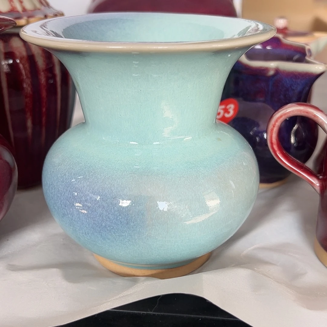 摆件郑家钧窑摆件微瑕