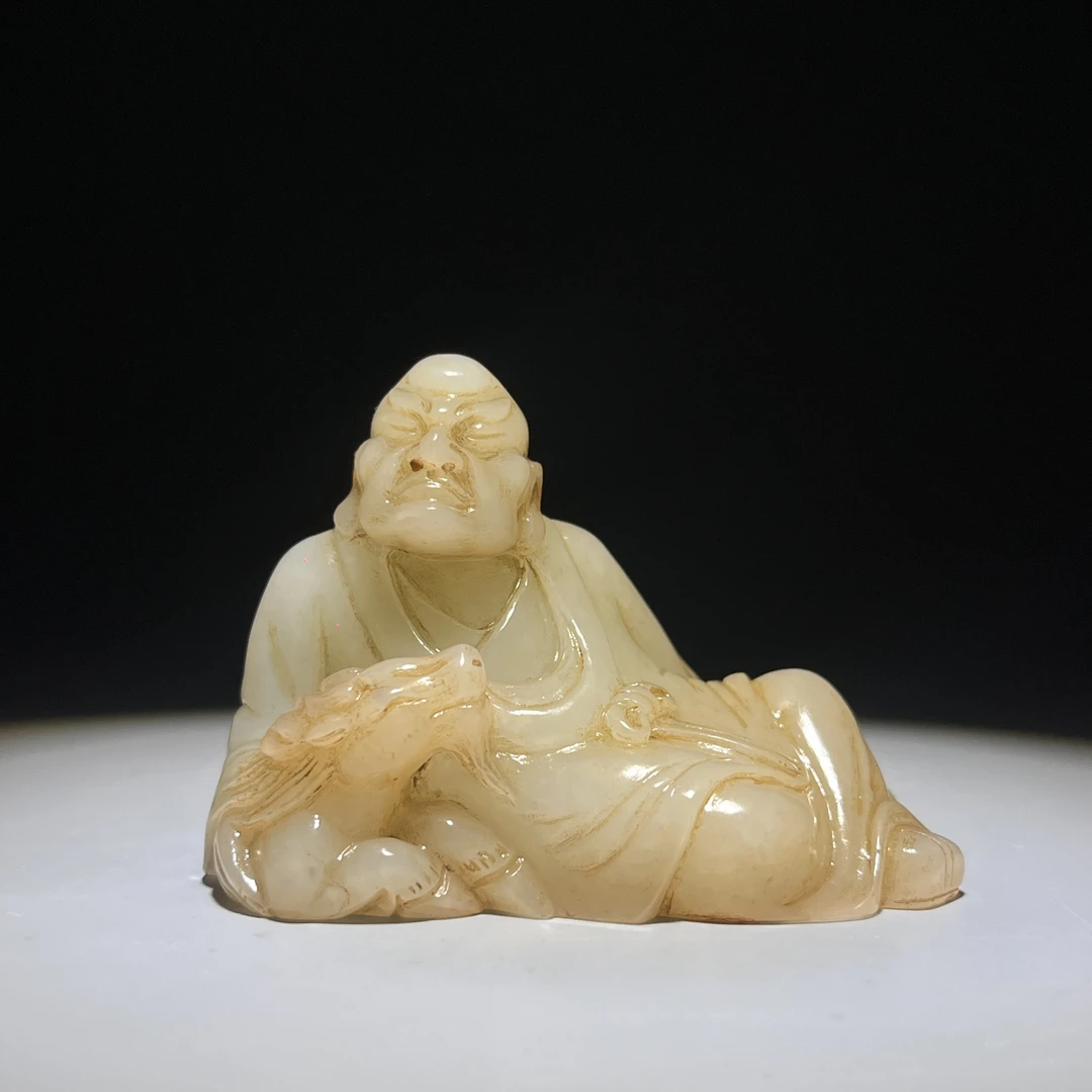 【清代】-和田玉戍博迦尊者2506240038