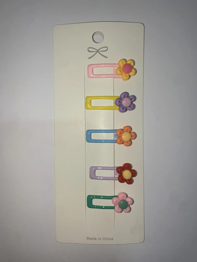 2025新款儿童多巴胺水滴发卡星星bb夹云朵侧边彩色婴幼儿头饰发夹