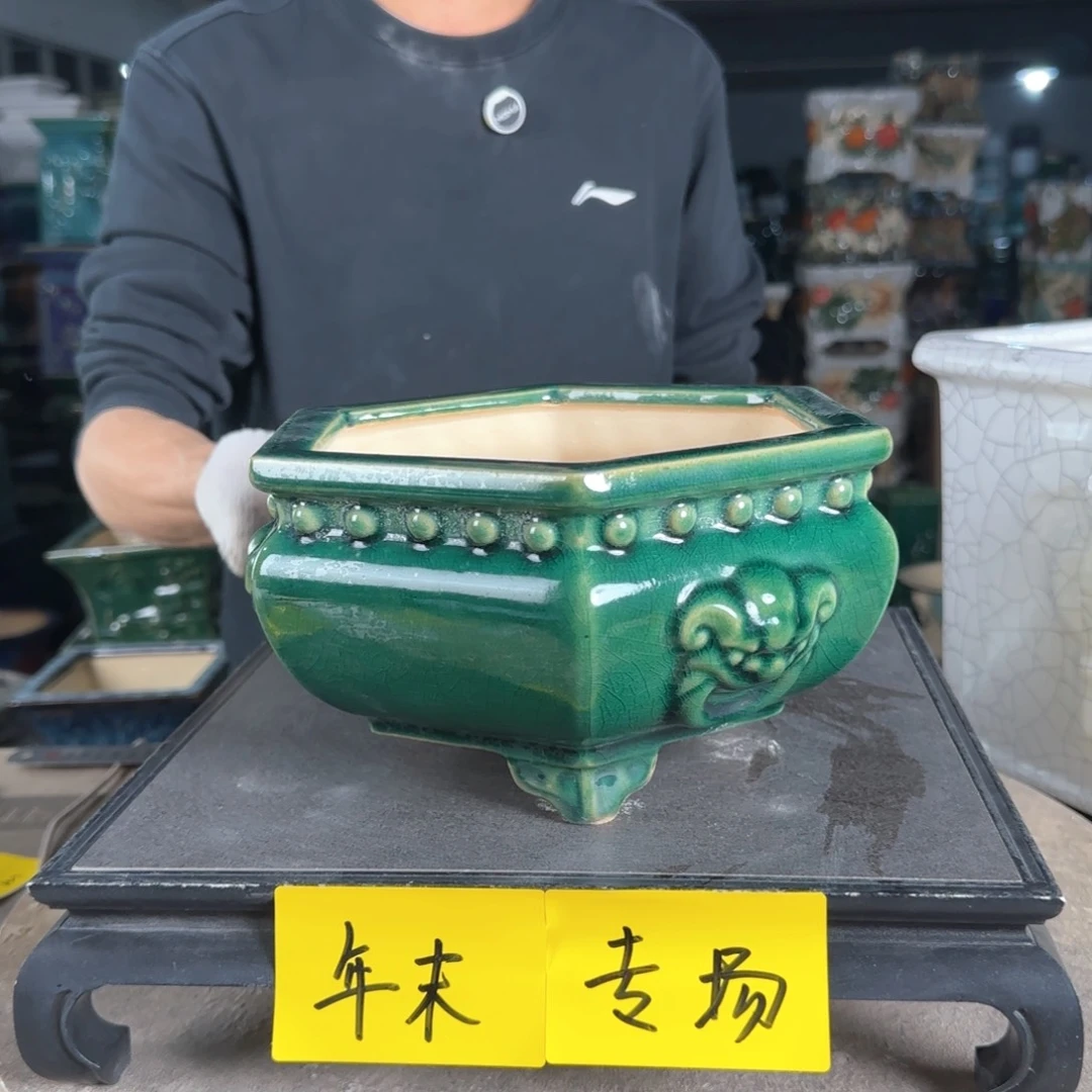 一风堂石湾花盆。微瑕