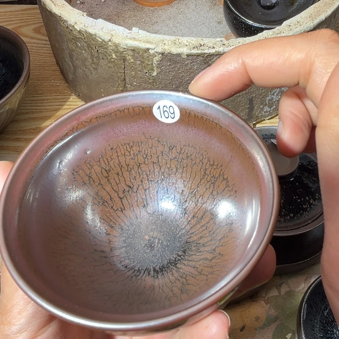 茶盏义兴龙窑柴烧微瑕