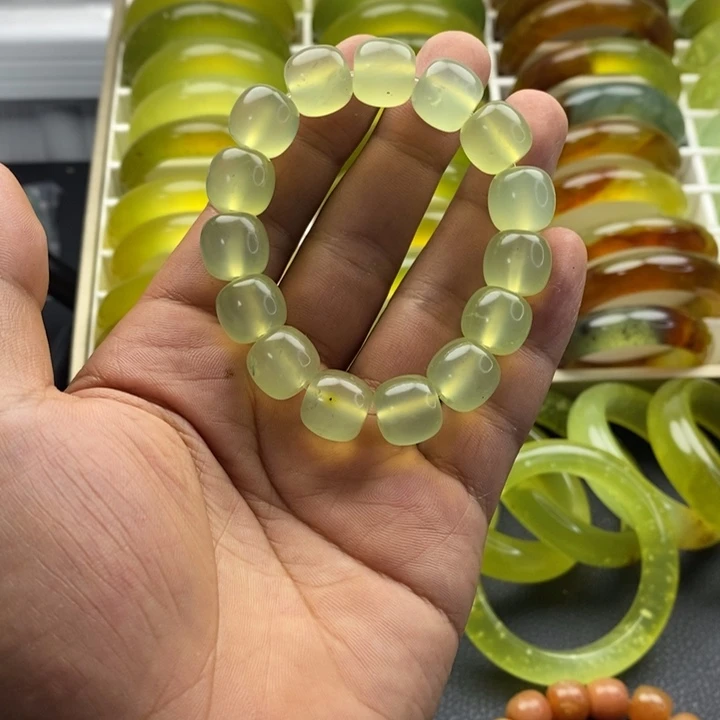 合金蛇纹石玉手镯
