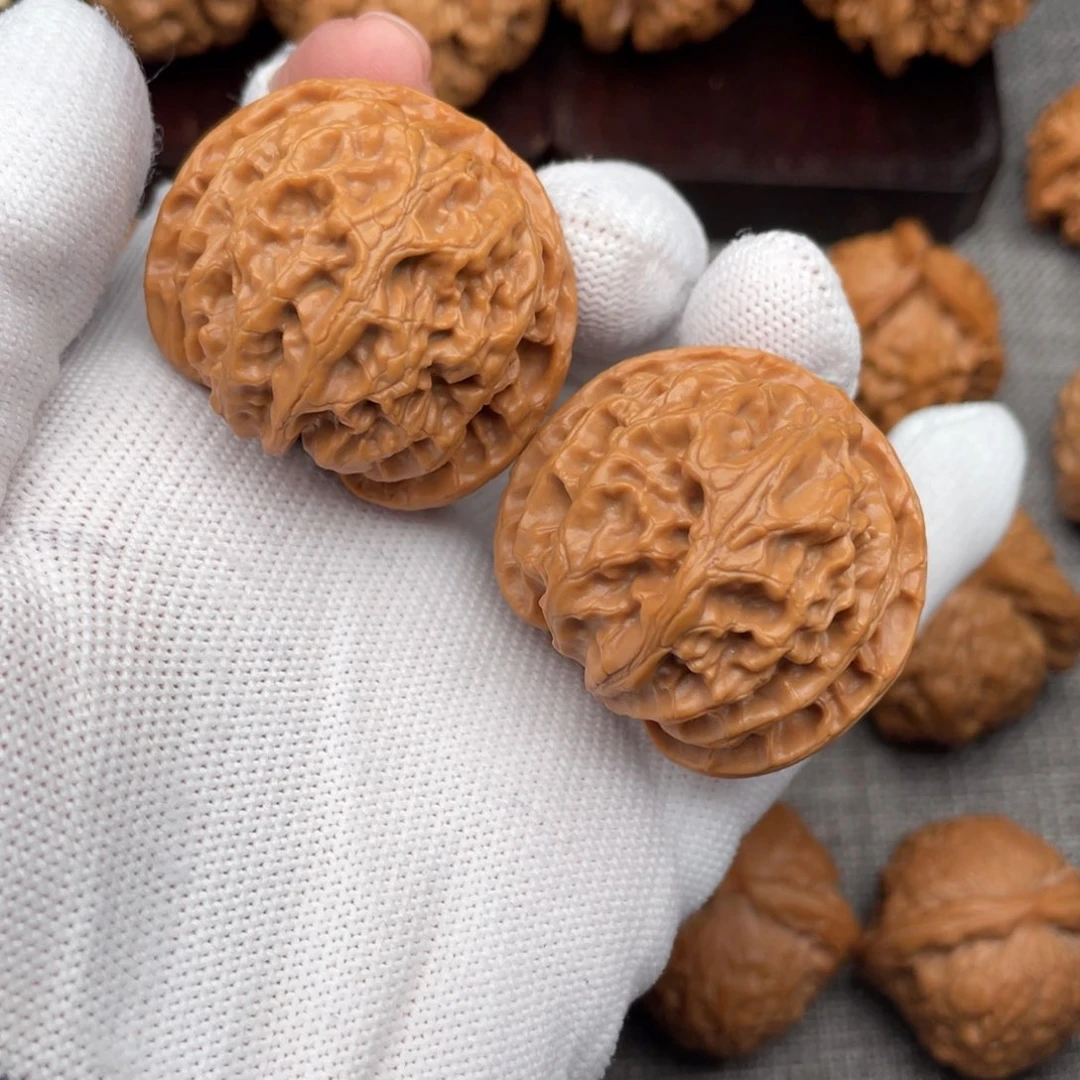 文玩核桃把件天*38.8球苹果