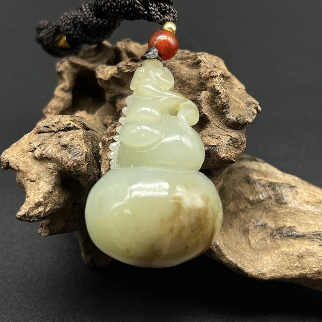 《清代》 和田玉葫芦 山东文物商店泰运 ZZXCCH505270