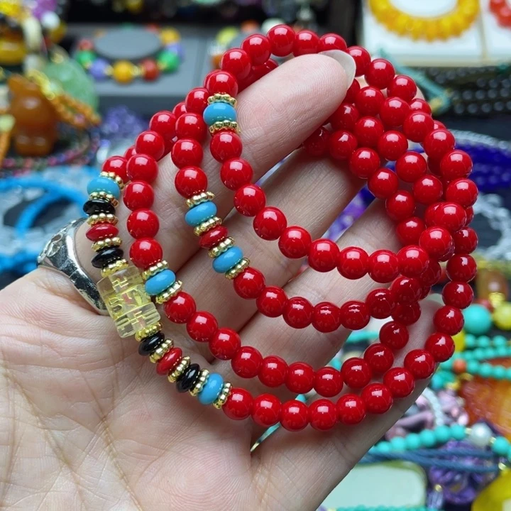 树脂制品29号红色项链