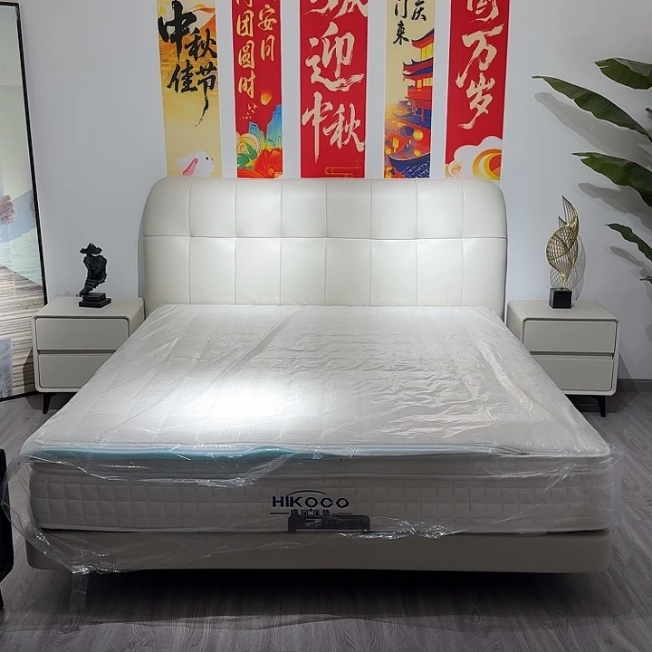 真皮头层牛皮实木海绵