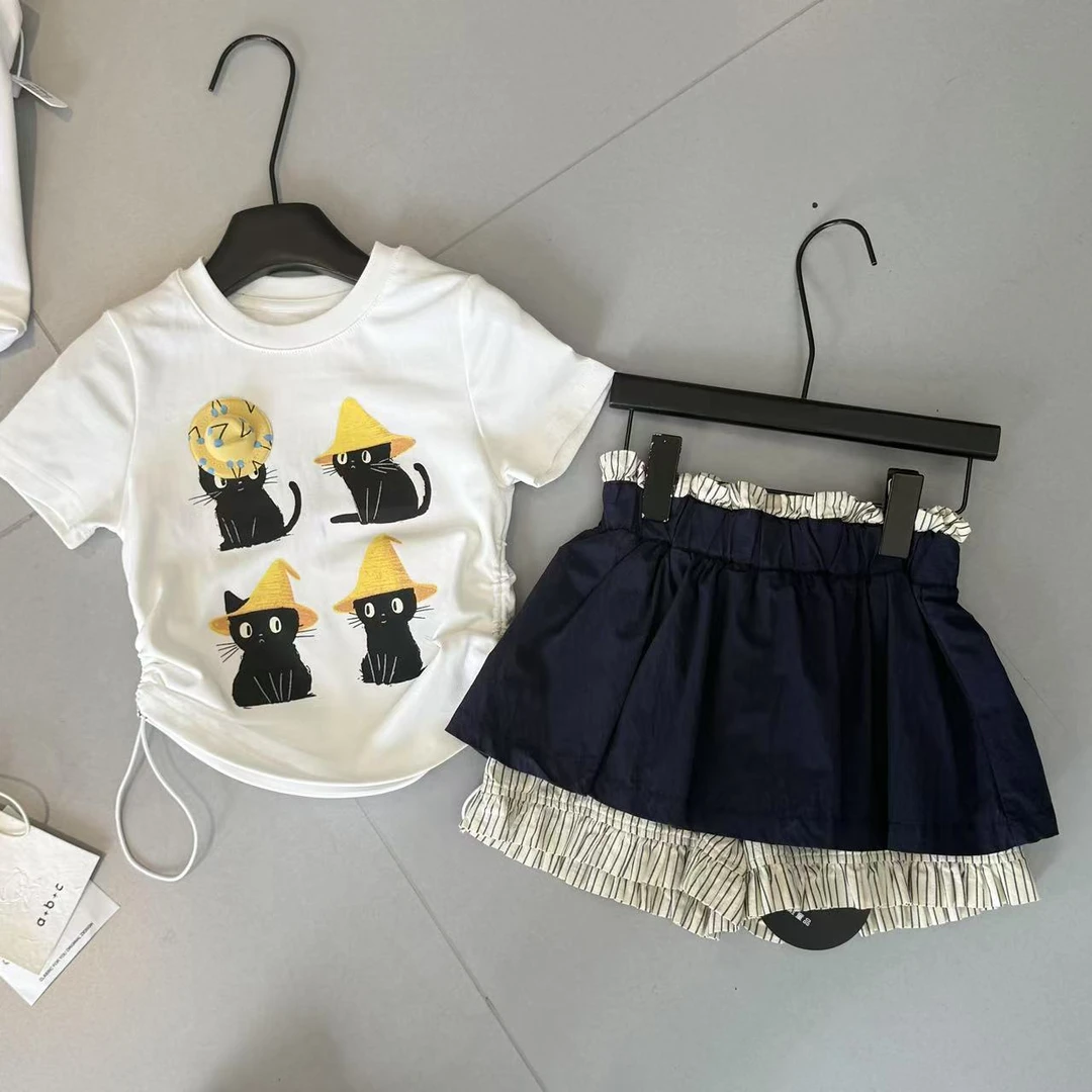 R2153儿童猫咪短袖