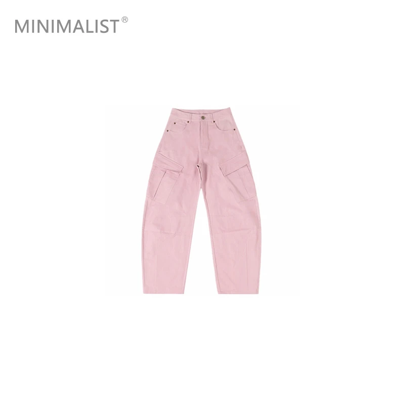 极限民《弯月》春季休闲百搭显腿长宽松镰刀长裤F5103J1502