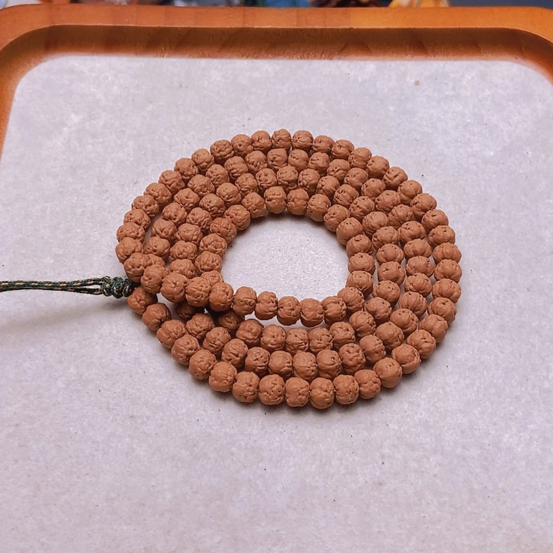 秋***实吊坠金刚菩提108精品云端佛手