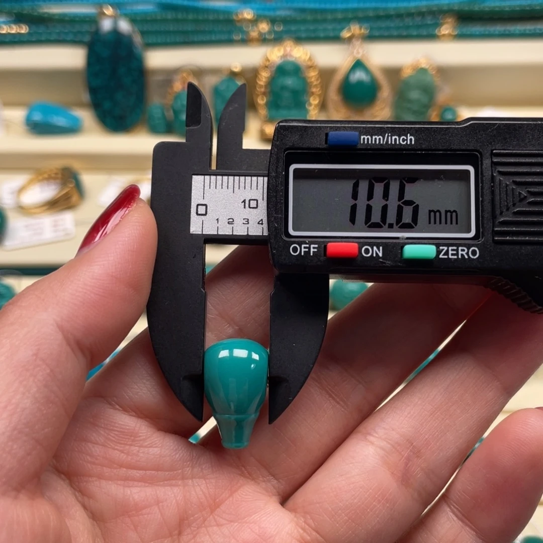 未镶嵌绿松石珠宝奇石三通