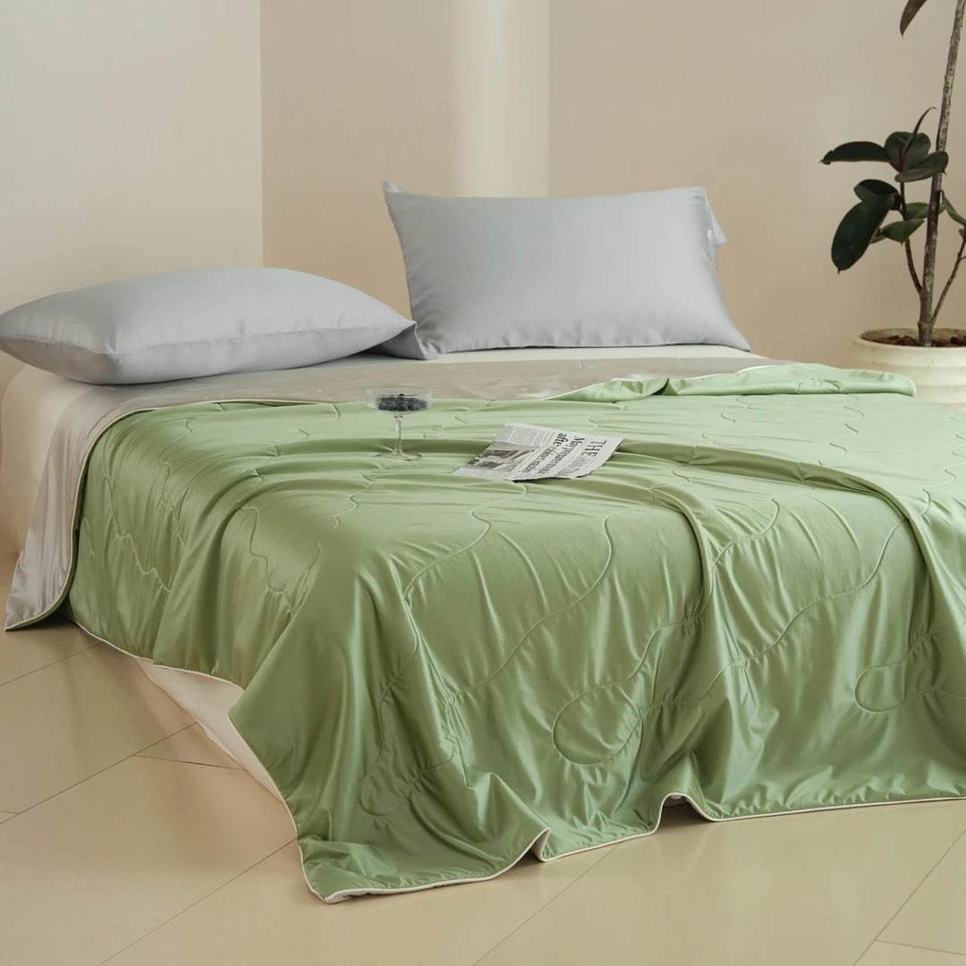 【雪姐专属，正品补贴】冰丽丝夏被空调被纯色可水洗A类