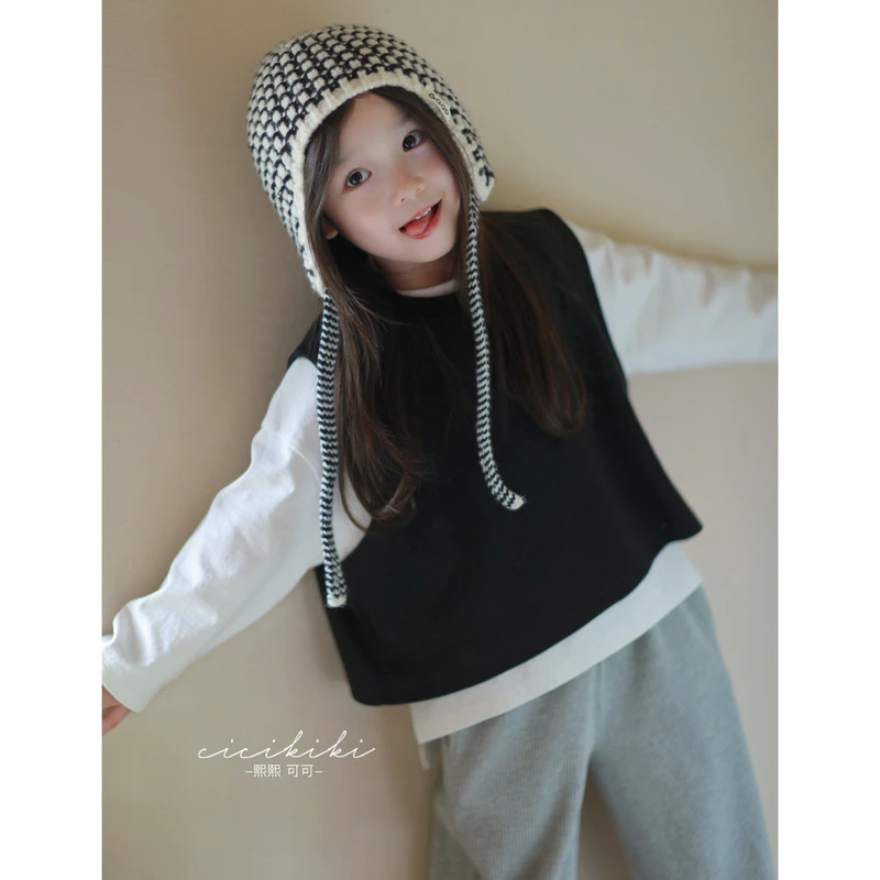 现货【库洛米】儿童百搭休闲运动3件套春秋亲子装熙熙可可TZ2308