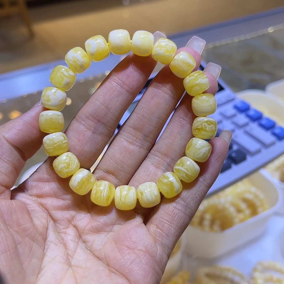 未镶嵌琥珀手链蜜蜡手串10.3