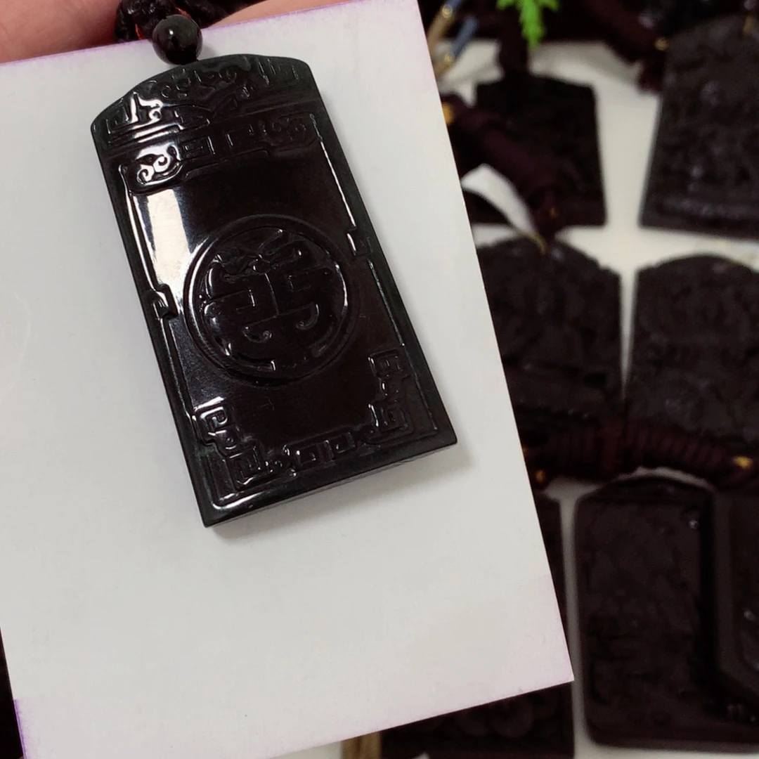 天然a货钢琴黑挂件