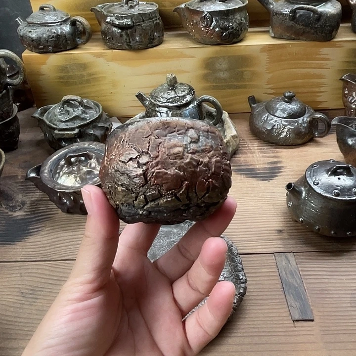 柴烧茶壶福利茶器