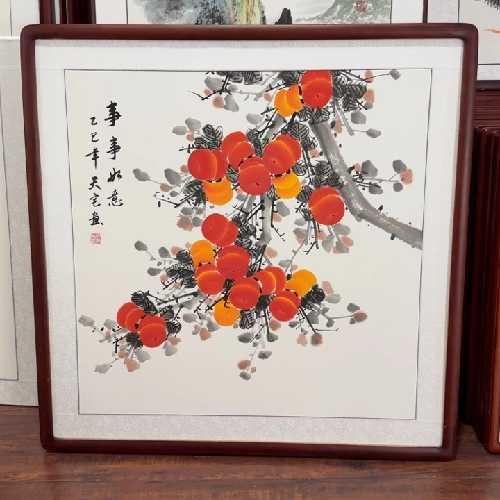 国画带框尺寸83*83厘米