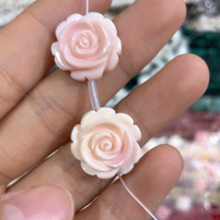 贝壳非金属一颗女皇贝玫瑰花