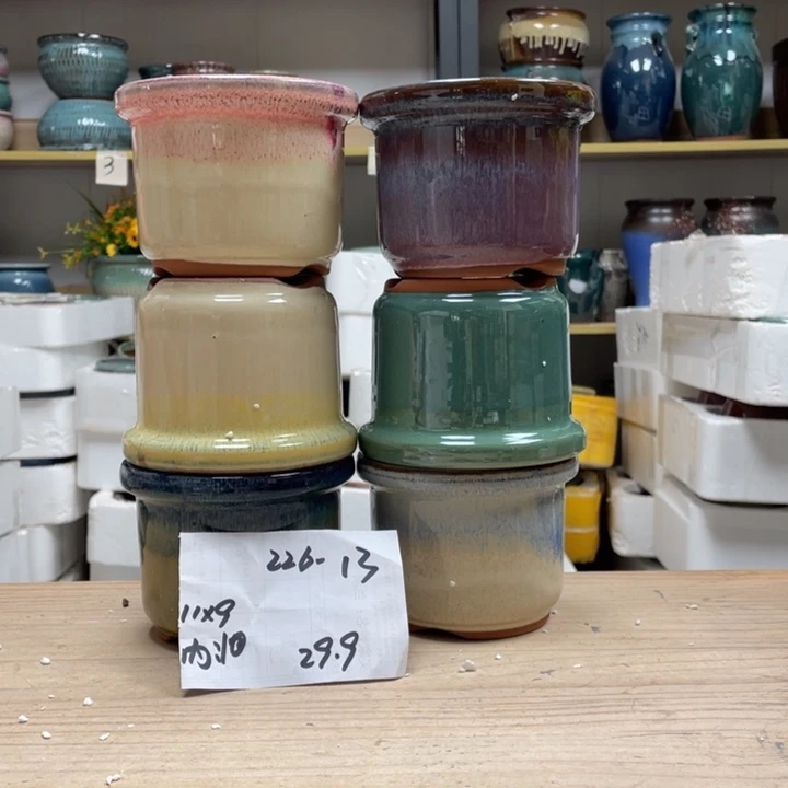 紫砂花盆多肉花盆微瑕13