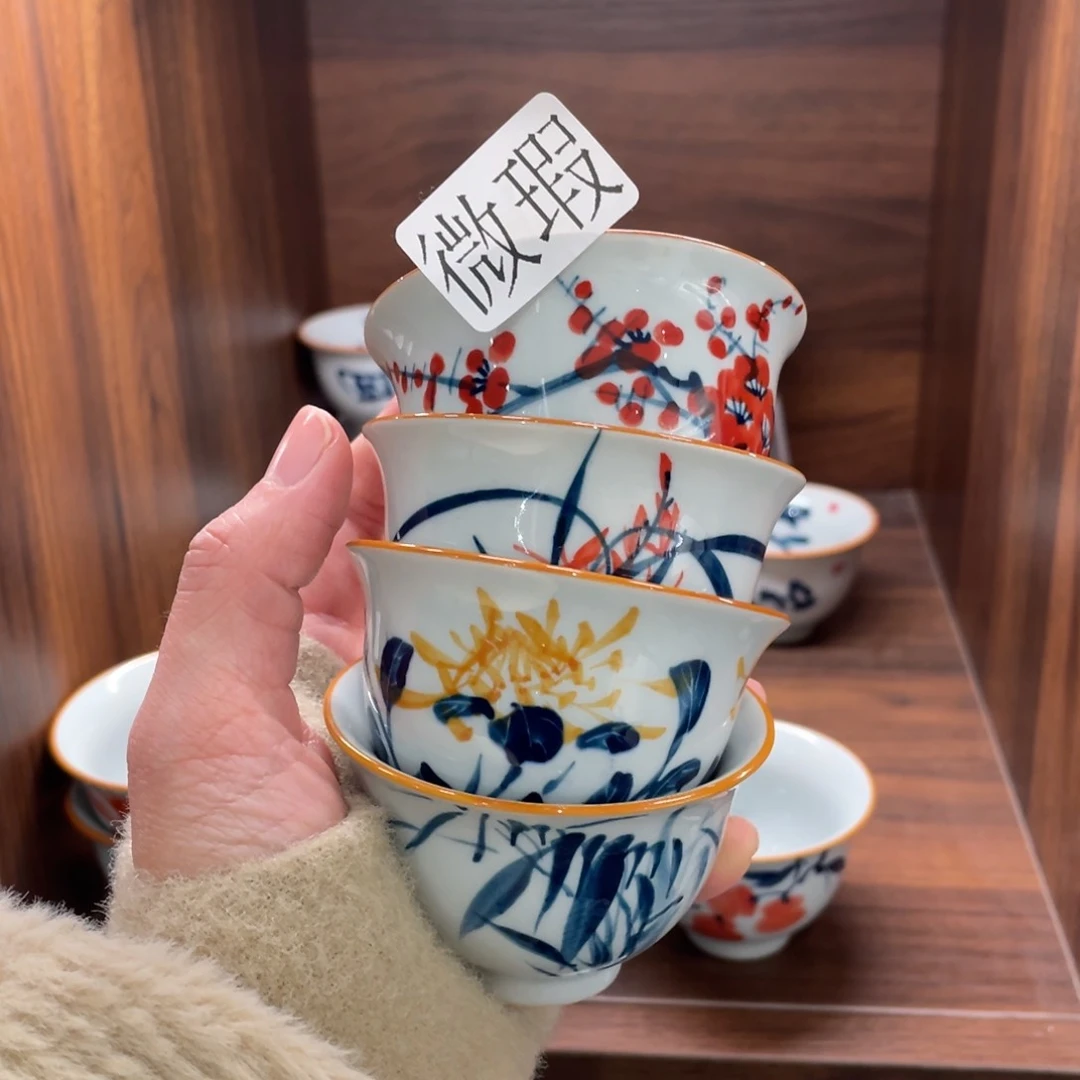 有下釉下彩纯手绘